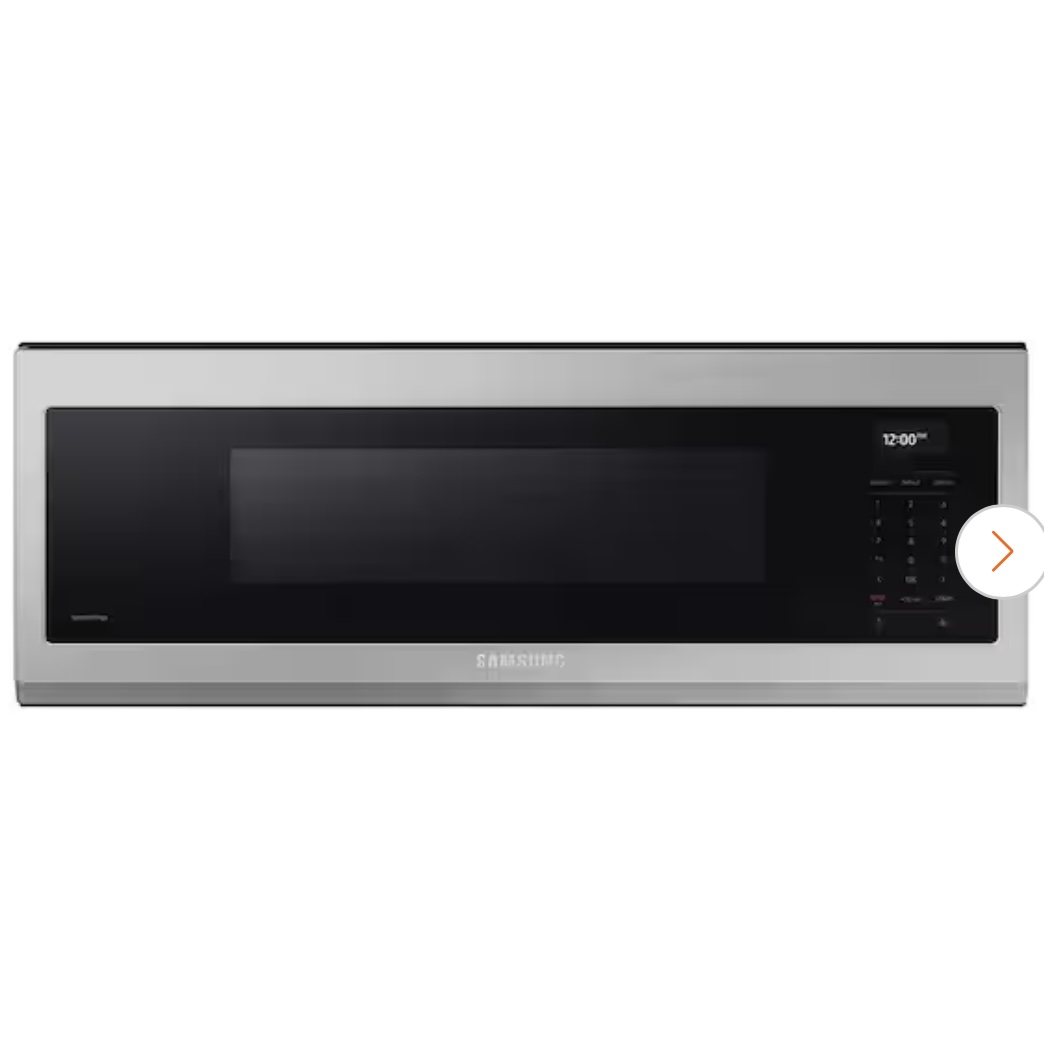 Samsung 1.1 cu. ft. Smart SLIM Over-the-Range Microwave with Wi-Fi Voice Control in Fingerprint Resistant Stainless Steel